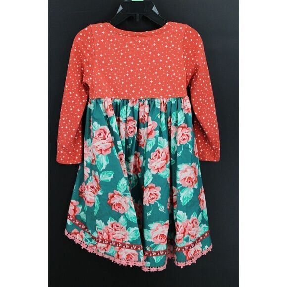 WILD FLOWERS DRESS POCKETFUL OF WONDER JUBILEE HIGH/LOW BALLET LONG SLEEVE SIZ 2 - Picture 5 of 7